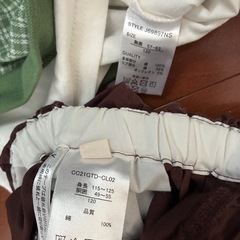 tera wear emu 半袖ベストセット　キュロット　120の画像