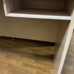 デスク　勉強机　パソコンデスク　書斎机　ナチュラル　木製の画像