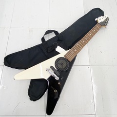 良品 K-GARAGE SFV-180 フライングV アンプ内蔵ミニエレキギターの画像