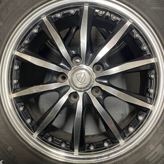 NO280中古品225/55/17スタッドレスタイヤ　アルミホイール付きの画像
