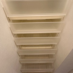 無印良品 ポリプロピレンクローゼットケース 中×2個、小×6個の画像