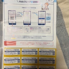 ANA 株主優待　2027年5月31日迄　ANAグループ優待券　2026年5月31日迄　みしよ未使用品の画像