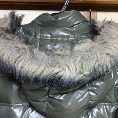 【美品】adidas アディダス ダウンジャケット カーキグリーン ２XLサイズの画像