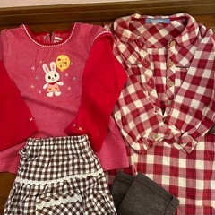 女の子服100〜120    familiar ミキハウスの画像