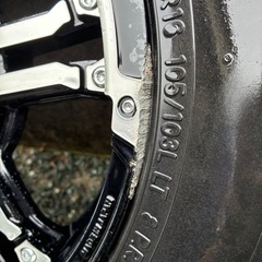 【RAYS FDX-J 16インチ ホイール＆タイヤセット】ジムニー JB64使用 4本セット ※2本ジャンク扱いの画像