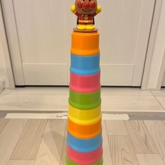 【美品】 アンパンマン 天才脳つみかさねカップの画像