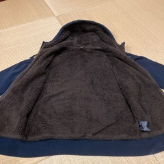 【中古】UNIQLO ユニクロ　パーカー　ボア　ネイビー　紺　Mサイズの画像