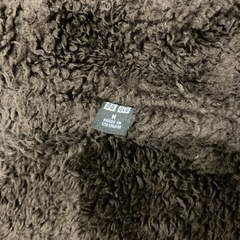 【中古】UNIQLO ユニクロ　パーカー　ボア　ネイビー　紺　Mサイズの画像