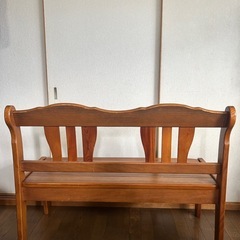 ビンテージチェア　べんちベンチの画像