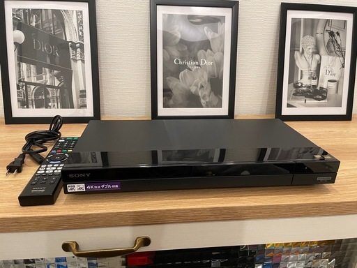 ソニー 2TB 3チューナー 4K ブルーレイレコーダー BDZ-FBT2000 4K放送