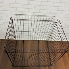 ストーブ　ガード　前面開閉式の画像