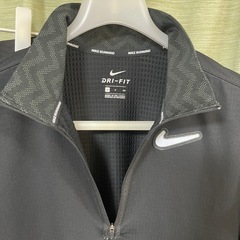 サイズS ナイキ ワイルドラン エレメント ランニング トップ 防寒 薄手フリース　ブラック　 NIKE ナイキ 上下セット 黒の画像