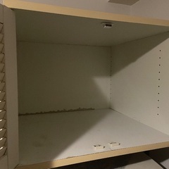 白い2枚扉　収納家具　☆☆　木製　巾60ｘ奥行56ｘ高さ45cm　☆☆　の画像