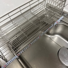 （購入者様決定済み）伸縮式水切りステンレスラックの画像