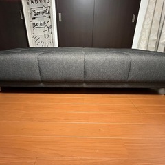 ソファーベット リクライニング グレーの画像