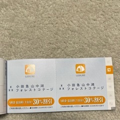 小田急電鉄　株主優待券の画像