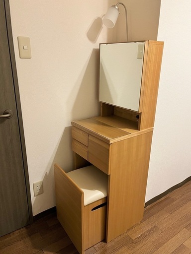 【美品】ニトリ一面鏡ドレッサー化粧台