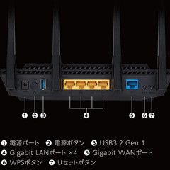 ASUS WiFi 無線 ルーターの画像