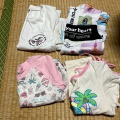 ⓪女の子　110長袖　半袖の画像