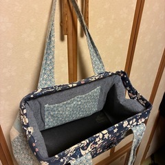 ハンドメイドのトートバッグの画像