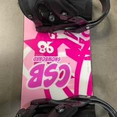 CSB スノーボード キッズ kids ジュニア 120cm 板 セットの画像