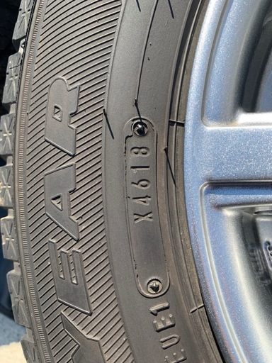 美品　145/80R13　ET43 スタッドレス付きアルミホイール