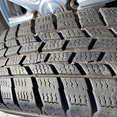 美品　145/80R13　ET43 スタッドレス付きアルミホイールの画像