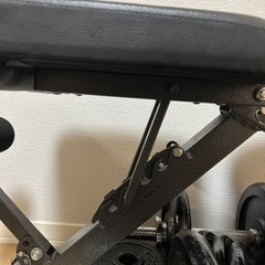 ダンベル・折りたたみ式ベンチセットの画像