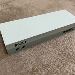 【新品】研ぎ石セット/400# 1000# 台座・補助用具付きの画像