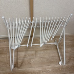 山善(YAMAZEN) スラックスハンガー キャスター付き 20本 の画像