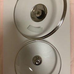 アサヒ軽金属　オールパンの蓋　(22cmと26cm)の画像