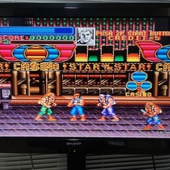 スーパーファミコン　ダブルドラゴンの画像