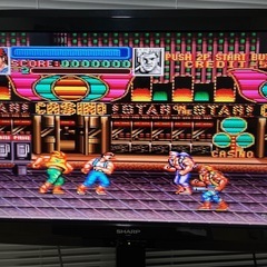 スーパーファミコン　ダブルドラゴンの画像