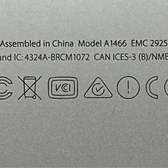 【ジャンク品】MacBook Airの画像