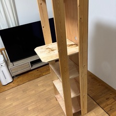 コーヒーメーカー用棚（自作）の画像