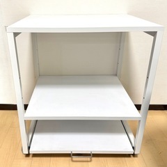 サンワダイレクト プリンタ台 プリンタラック キャスター付き  スライドの画像