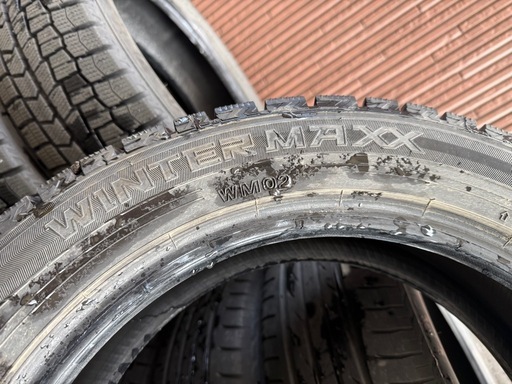 165/60R15 ダンロップ WM02 2022年 スタッドレス  4本