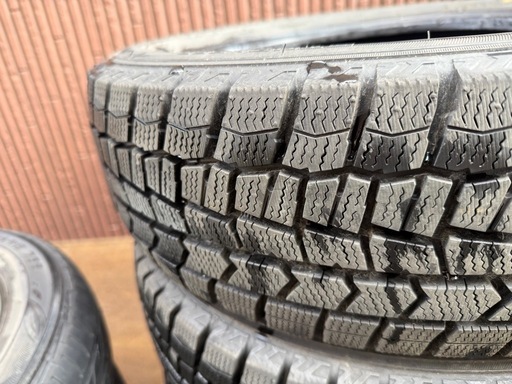 165/60R15 ダンロップ WM02 2022年 スタッドレス  4本