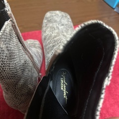 ブーツ　ヒョウ柄　Ｌサイズの画像