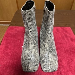 ブーツ　ヒョウ柄　Ｌサイズの画像