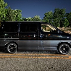 グランドハイエース　車検ほぼ満タン　デカナビ付きの画像