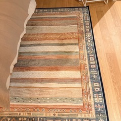 エスニック柄のラグ(B-company購入)の画像