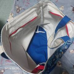 東京ディズニーリゾート ミッキー トートバッグ 青 2015 美品の画像