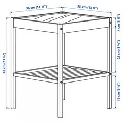 IKEA サイドテーブルの画像