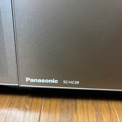 CD プレーヤー　パナソニック　SC HC39 オーディオ　電化製品　シルバー　スタイリッシュの画像