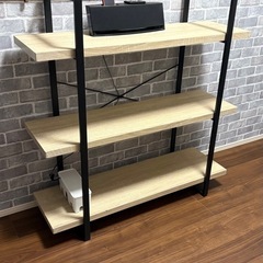 【取りに来てくれる方限定】LOWYA ラック 3段 幅100cmの画像