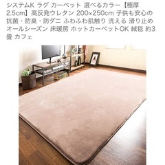 ラグ、カーペット（ダークグレー）の画像