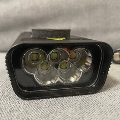 5LED高輝度ライト　10000mAH 自転車ライト 1000ルーメンほど！ フラッシュライト モバイルバッテリー アウトドア #2025/11/17の画像