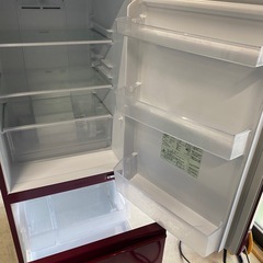 NO B657🌈福岡市内配送設置無料✨🌈AQUA アクア 冷蔵庫（184L・右開き）ルージュ AQR-18E（R）の画像