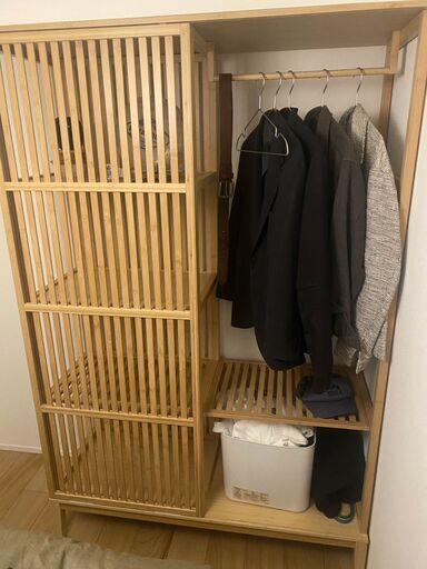 IKEA Nordkisaオープンワードローブ 引き戸付き (Trent) 学芸大学の